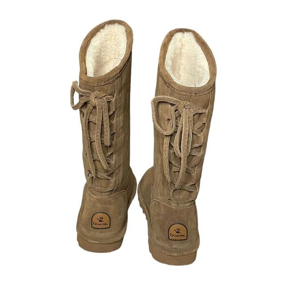 BearPaw Phylly Hickory Tall Suede Boots - Picture 4 of 11